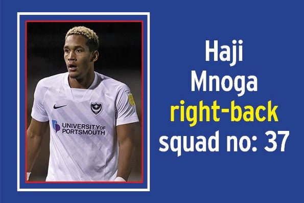 Haji Mnoga finds himself in the the rare position of being the only out-of-contract player that Pompey have kept this summer. Is highly thought off at Fratton Park but needs more experience. That could see him head out on loan when the opportunity arrives and Cowley has more bodies in the building.