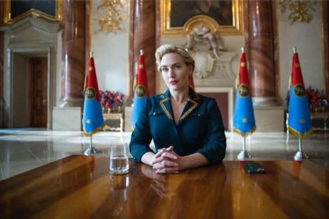 Hollywood stars Kate Winslet and Hugh Grant are among the cast of HBO Title ‘The Regime’ being filmed at Rotherham stately home Wentworth Woodhouse. Pic HBO