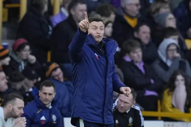 Sheffield United boss Paul Heckingbottom has tested positive for Covid-19 and will miss Saturday's match against Derby County. Andrew Yates / Sportimage