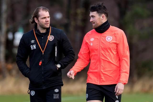 Sheffield United target John Souttar (right) has signed a pre-contract agreement with Rangers: Ross Parker / SNS Group