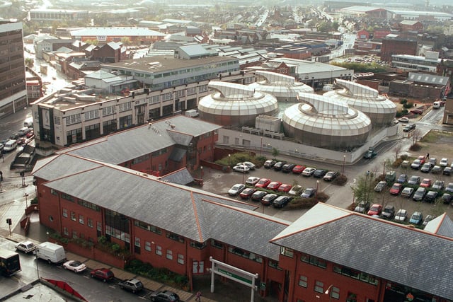 Sheffield Hallam University's Science Park and the National Centre for Popular Music in 1999.