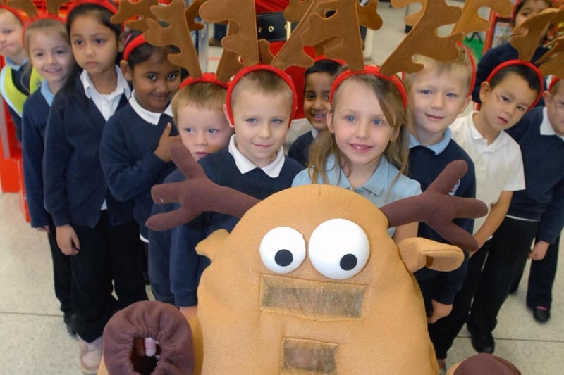 Back to 2007 and pupils of Laygate Primary School joined Santa and Rudolph to sing songs at Asda. Who do you recognise in this photo?