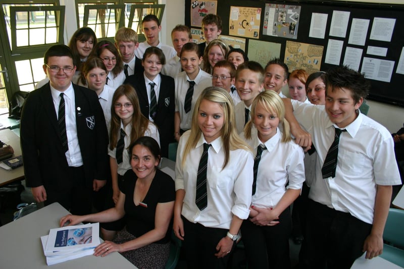 Pictured is the then NE Derbyshire MP Natascha Engel who visited  Netherthorpe School, in 2006