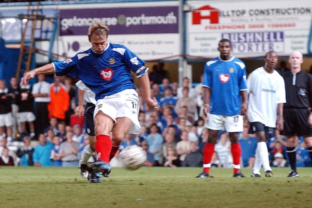 Things get better and better as Pompey go top of the Premier League with a Teddy Sheringham hat-trick