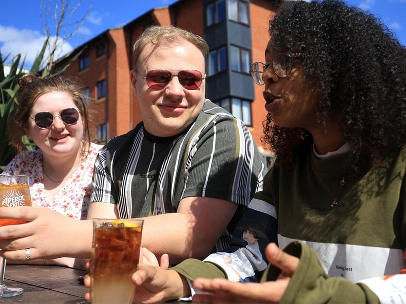Sheffield was full of life again after months of lockdown.