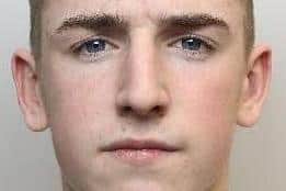 Pictured is Taylor Meanley, aged 17, of of Beech Crescent, Mexborough, who was found guilty of the murder of Lewis Williams and of possessing a firearm with intent to endanger life. He also admitted assaulting a teenager and damaging property.