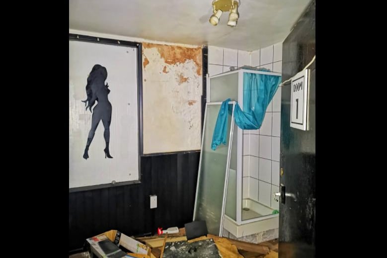 An urban explorer has taken pictures of the inside the former City Sauna: PIcture: Lost Places & Forgotten Faces
