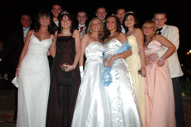 Pictured at the prom in 2005.
