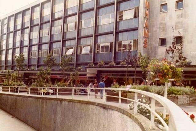 Debenhams and The Moor, in Sheffield city centre, are looking particularly verdant in this photo from 1980