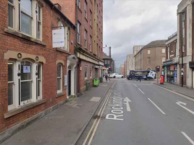 The second-highest number of reports of drug offences in Sheffield in January 2023 were made in connection with incidents that took place on or near Rockingham St, Sheffield city centre, with 4