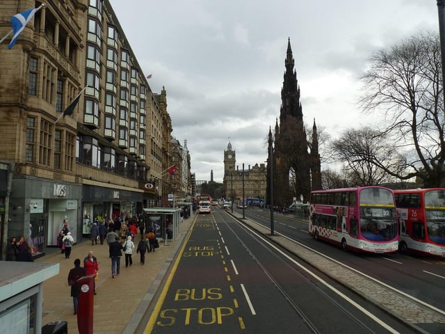 In the instantly recognisable opening scene of Trainspotting, several Edinburgh landmarks can be seen as Ewan McGregor darts down Princes Street. The street was also seen in T2 which was also set around the Capital.