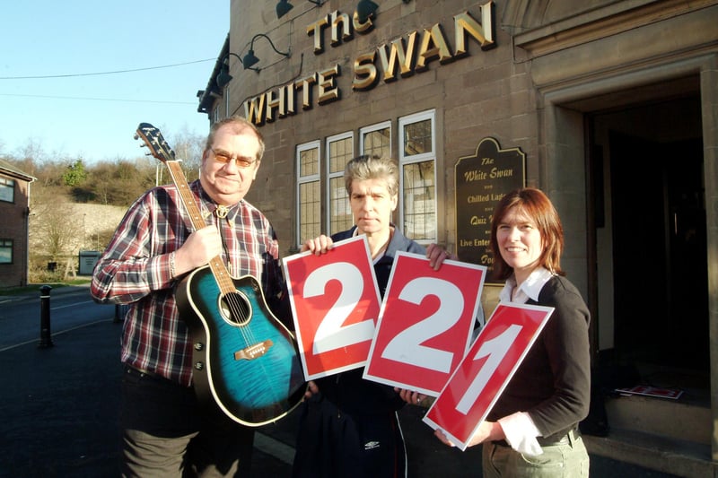 £221 was presented to Helena Mair, of the British Heart Foundation, by Bob Oakley, left, and Dave Thomson, landlord of The White Swan in Pleasley, in 2007.
The money was raised from a fundraising evening at the pub at Christmas 2006.