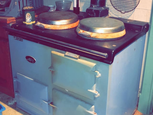 Daily family meals will have been cooked on this stove once upon a time.