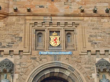 Do you know where this red lion is found in Edinburgh?