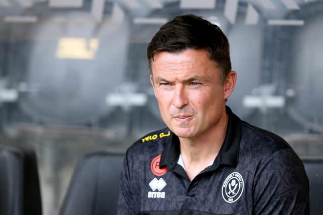 Sheffield United manager Paul Heckingbottom is preparing his team to face Rotherham: Nigel French/PA Wire.