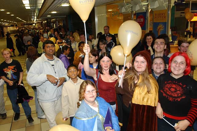 All these fans turned up at WH Smith in Hartlepool for the launch of the latest Harry Potter book 17 years ago. Were you there?