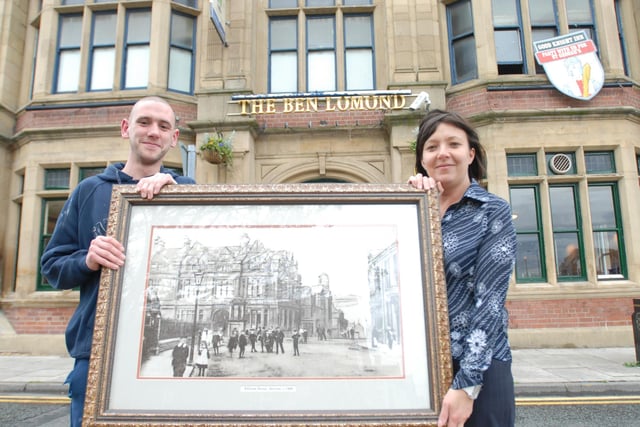 A picture of Jarrow was presented to manager Louise Dickens from the pub 14 years ago but who can tell us more about it?