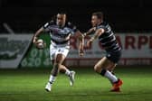 Ben Blackmore (right) of Featherstone Rovers has been banned for 10 weeks after being found guilty of bringing the game into disrepute by posting a racist comment on social media (photo by George Wood/Getty Images).