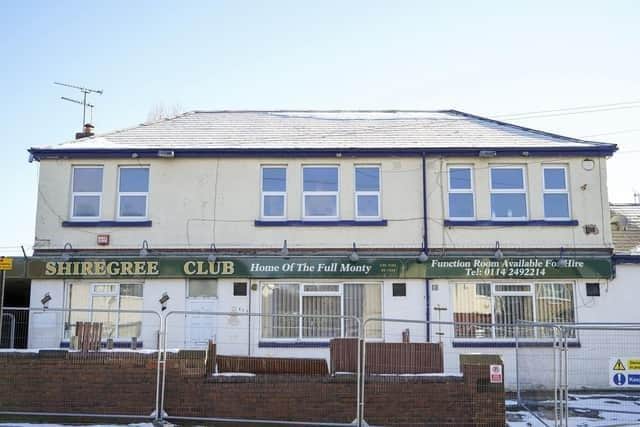 Shiregreen Club has been hit by a fire.