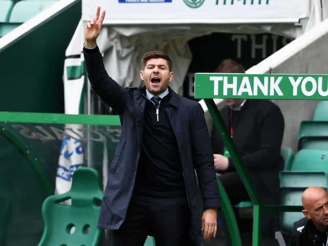 Rangers boss Steven Gerrard hit out at Hibs centre-back Ryan Porteous. The pair shared words after the 2-2 draw at Easter Road. Gerrard called the defender “cheap” for claiming James Tavernier was a sore loser. (Various)