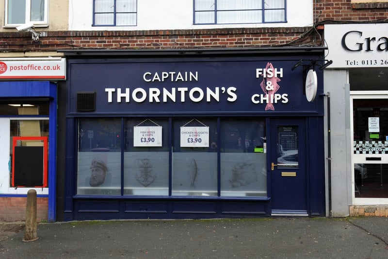 Captain Thornton's, in Roundhay, was recommended many times by YEP readers. It was named top five at the Chippy of the Year awards 2019.