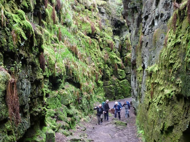 This Peak District chasm is both naturally and historically remarkable. It was known as a secret place of worship in the 15th century, and myths also claim that Robin Hood and Friar Tuck hid here from the authorities.
