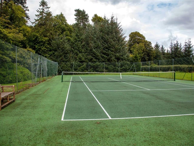 Tennis court.