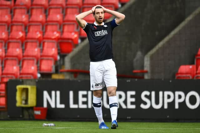 Falkirk captain Gregor Buchanan heads up the list of players who will not be returning next season