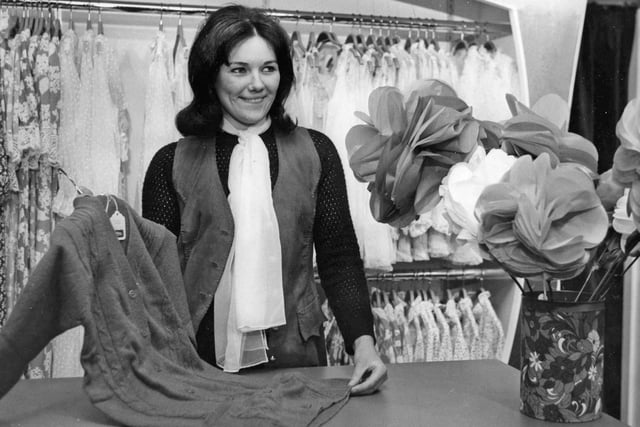 Clothes on show in February 1970. Did you shop at Binns back then?
