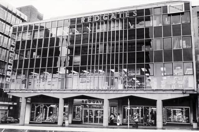 Sheffield's iconic Redgates toy shop in 1986.