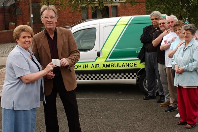 The St Jude's Church Group raised more than £600 to help the North East Air Ambulance 16 years ago. Does this bring back memories?