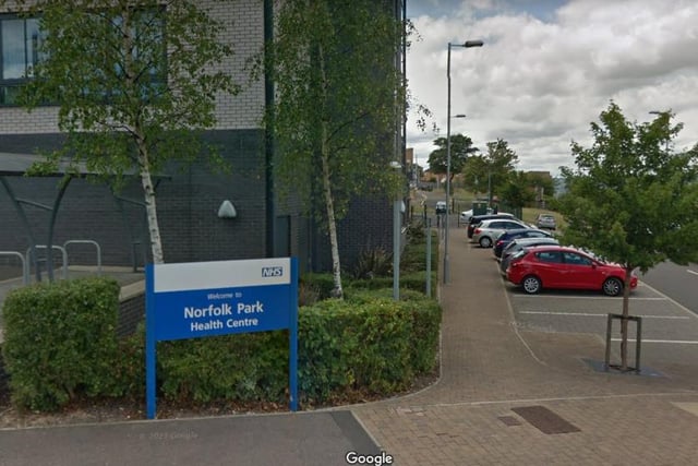 At Norfolk Park Health Centre in Park Grange Road, 90.6%  of patients surveyed said their overall experience was good. Picture:Google