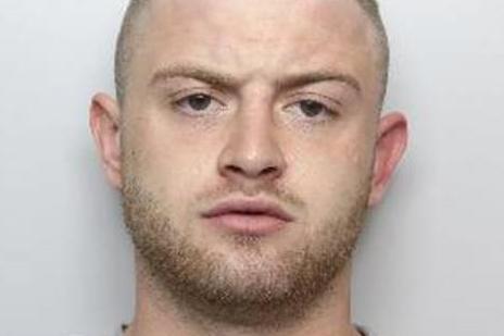 Pictured is Matthew Herring, aged 23, formerly of Abney Road, Sheffield, who has been sentenced to 14 years of custody after he pleaded guilty to possessing a firearm with intent to endanger life and to participating in an organised crime group. He also admitted possessing a Browning rifle without a certificate, possessing firearm ammunition without a certificate and possessing a prohibited sawn-off shotgun.