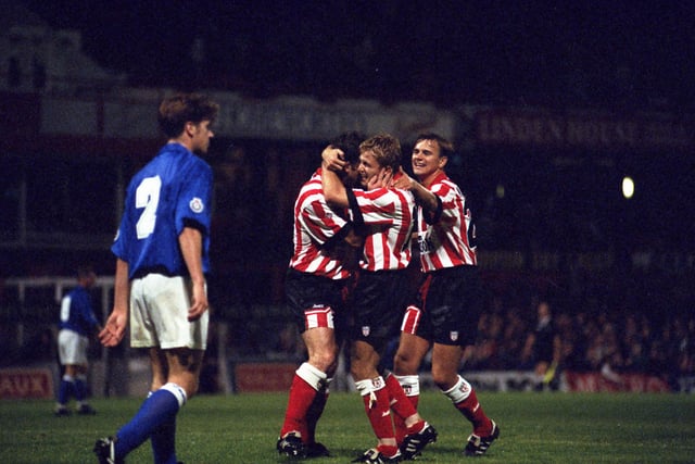 Sunderland take on Grimsby at Roker Park back in 1994.