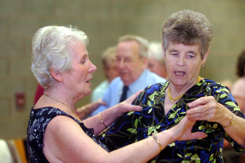 Members of the tea dance group were enjoying a day on the dance floor at the Headland Sports Centre in 2008.




CATCHLINE HM1808TEADANCE