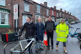 Carfield Primary School street closure. Sheffield Council is planning to introduce more school street closures across the city in a bid to improve safety, encourage active travel and cut air pollution.