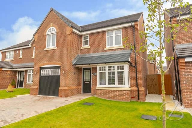 The beautiful exterior of the £325,000 four-bedroom, detached property at Potters Corner in Forest Town. A true family home, it is on the market with Mansfield estate agents BuckleyBrown.