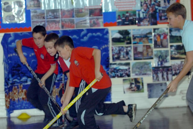 A game of hockey at the school in 2009. Who can tell us more about this event?