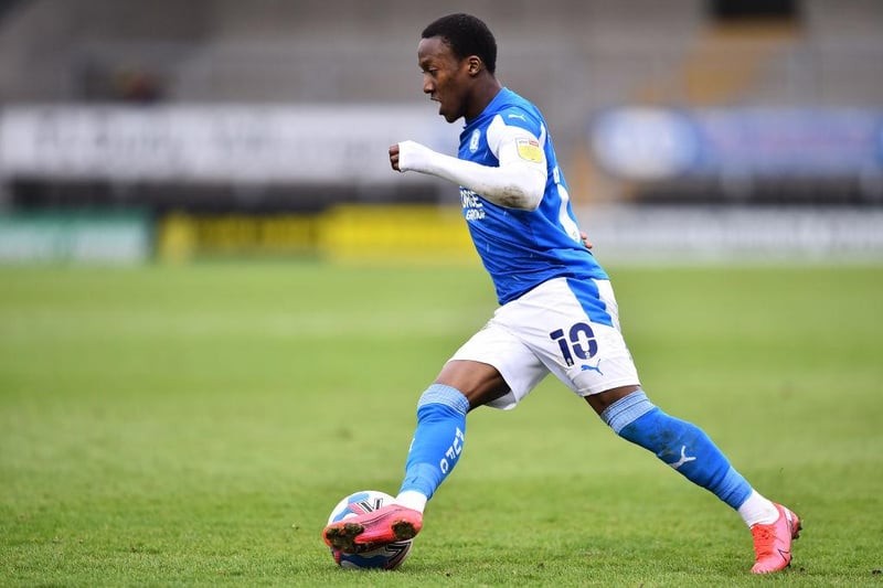 Peterborough United have placed contract talks with reported Celtic, Wolves and Newcastle United target Siriki Dembele on hold with the forward facing an uncertain future at London Road. (Peterborough Telegraph) 

(Photo by Nathan Stirk/Getty Images)