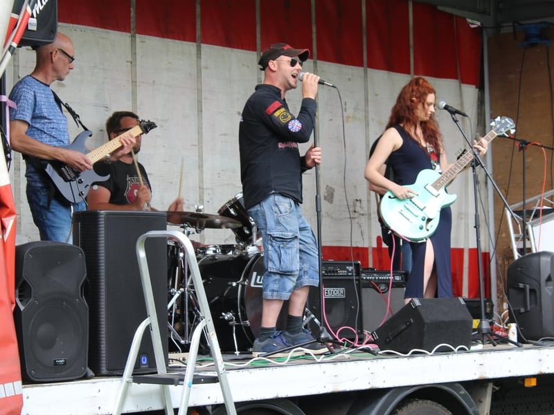 Headline act The Hype lived up to their name. The band got their audience dancing and singing.