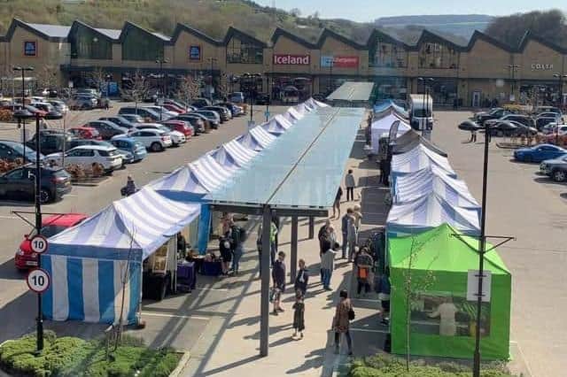 Weekly markets are returning to Fox Valley Shopping Centre, Stocksbridge