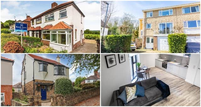 Some of the new properties on the market in Sheffield. Pictures: Zoopla.