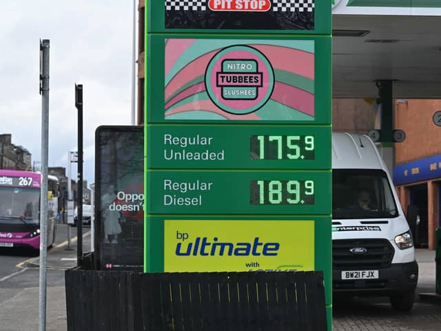 File photo. Petrol prices rose by nearly 6p for a litre on average in the week of the bank holiday.