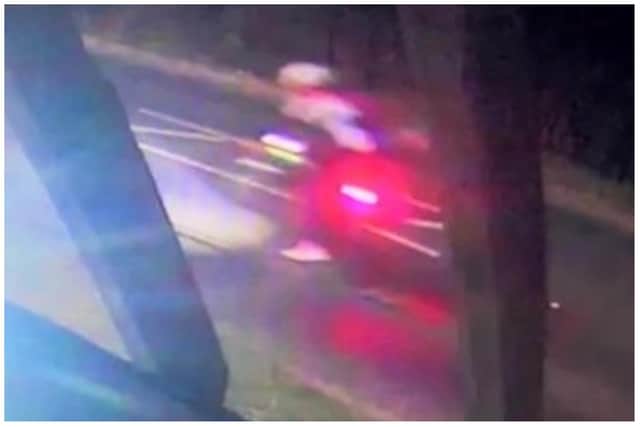South Yorkshire Police have released this CCTV image of a cyclist they are hoping to trace, in relation to a suspected collision on Tuesday, August 16