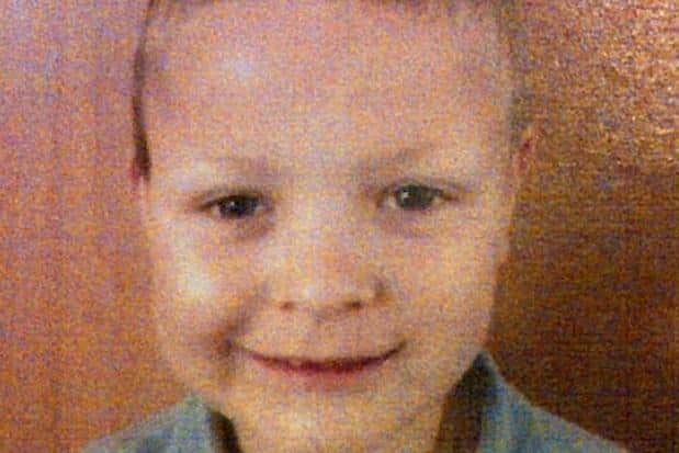 Pictured is Conley Thompson, who died aged eight, after his body was found trapped in a plastic pipe at the Howard Civil Engineering Ltd's building site for the Church View housing development, at Worsbrough, Barnsley, on the morning of July 27, 2015.