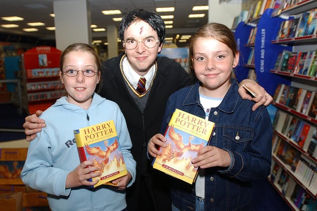 A Harry Potter book launch at WH Smith 17 years ago. Were you pictured?