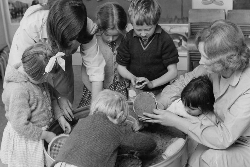 A scene from June 1966 with children playing in the Oakleigh Gardens centre. Remember this?