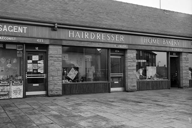 Smiths Hairdressing Salon, in West Pilton's Groathill Road, pictured in February 1960.