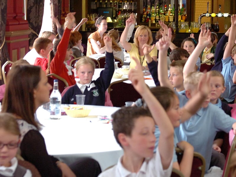 Crime commissioner Barry Coppinger and Assistant Chief Constable Sean White took questions from children at the annual Hartlepool Primary School Council Conference at the Grand Hotel. Who remembers this from 8 years ago?