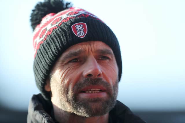 Rotherham United manager Paul Warne. (Photo by James Chance/Getty Images)
